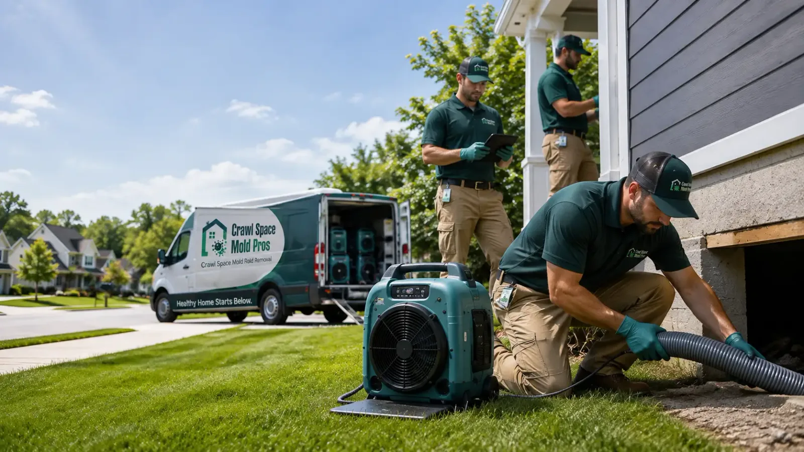 Crawl Space Mold Removal in Brantwood, WI